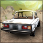 Old Classic Car Race Simulator Logo