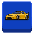 Pixel Car Racer Logo