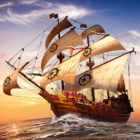 Uncharted Waters Origin Logo