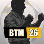 Be The Manager 2026 – Soccer Logo