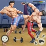 Gym Heros: Fighting Game Logo