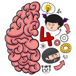Brain Test 4: Tricky Friends Logo
