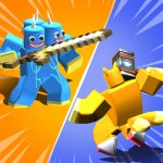 Craft Merge Battle Fight Logo