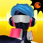 Crunchyroll: Spin Rhythm Logo