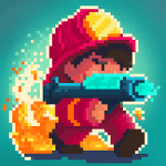 Firefighter: Pixel Shooter Logo
