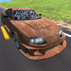 Highway Overtake – Car Racing Logo