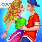 Hip Hop Dance School Game Logo