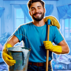 House Cleaner Logo