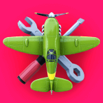 Idle Planes: Air Force Squad Logo