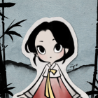 Lynn, The Girl Drawn On Puzzle Logo