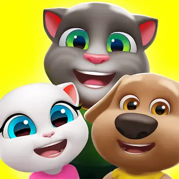 My Talking Tom Friends MOD APK Logo