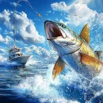 Ocean Fishing King Logo