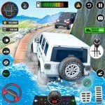 Offroad Jeep Driving Games 3D Logo