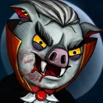 Pigs Wars: Vampire Blood Moon Logo