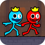 Red And Blue Stickman 2 Logo