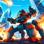 Robot Survivor 3D: Mech Battle Logo