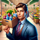 Supermarket Manager Simulator Logo