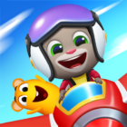 Talking Tom Fly Run: New Fun Running Game Logo