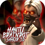 Hantu Brainrot Sahur 3D Logo