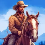 Western Cowboy Zombie Hunter Logo