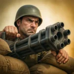WWII Defense: RTS Army TD Game Logo